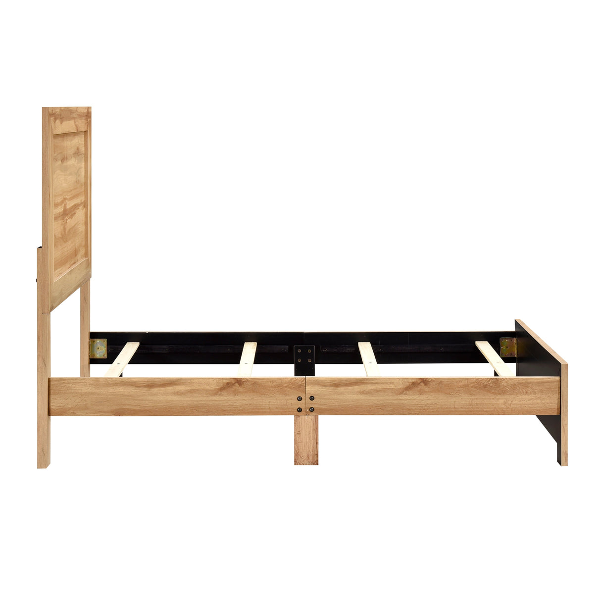 Corbin Natural Twin Panel Bed by Homelegance at Eve Furniture