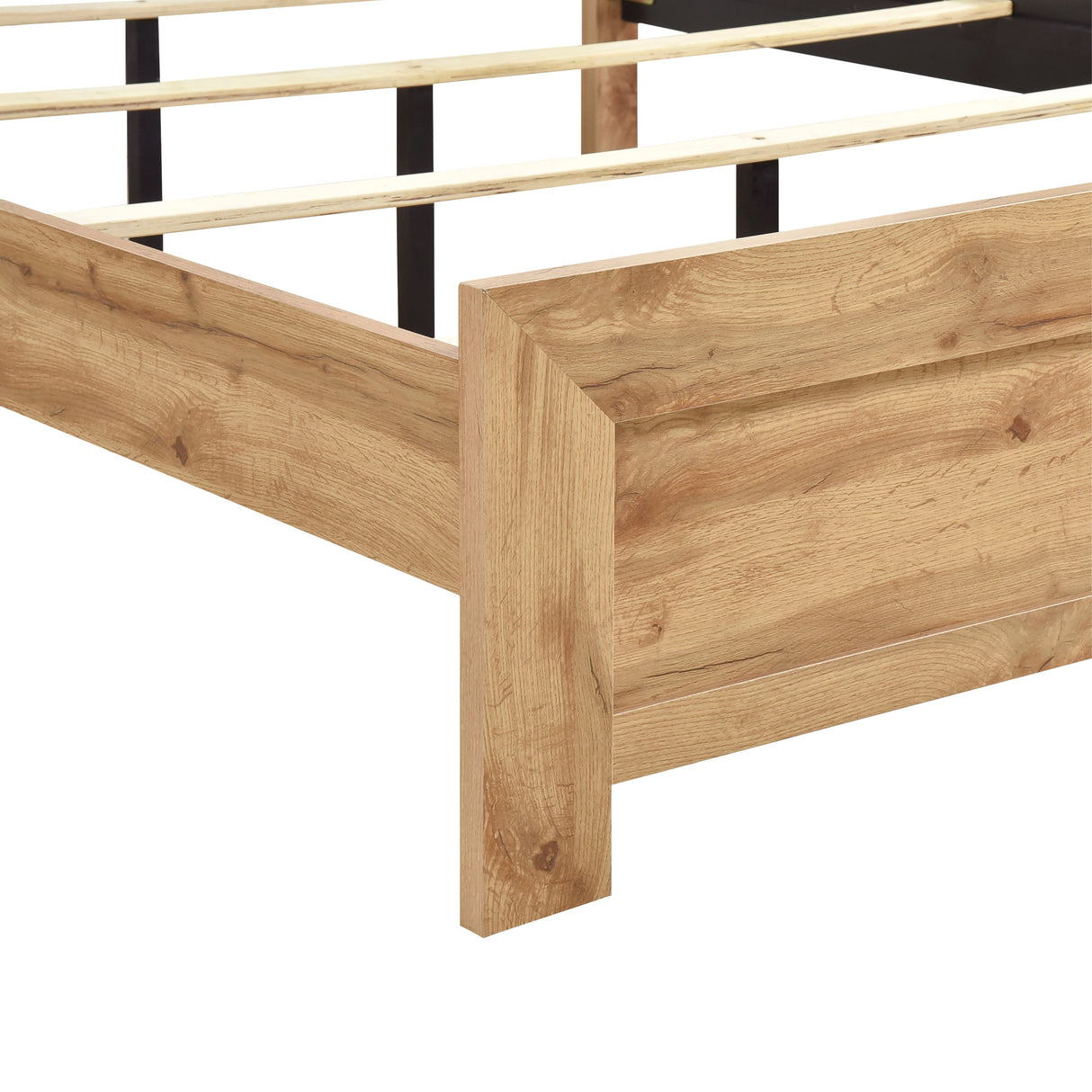 Corbin Natural Twin Panel Bed by Homelegance at Eve Furniture