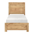 Corbin Natural Twin Panel Bed by Homelegance at Eve Furniture