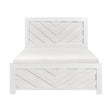 Corbin White Crossbuck California King Bed by Homelegance at Eve Furniture