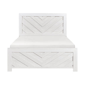 Corbin White Crossbuck California King Bed by Homelegance at Eve Furniture