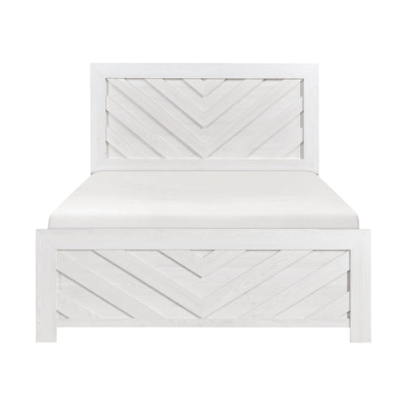 Corbin White Crossbuck Panel Bedroom Set by Homelegance at Eve Furniture