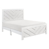 Corbin White Crossbuck Panel Bedroom Set by Homelegance at Eve Furniture