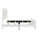 Corbin White Crossbuck Panel Bedroom Set by Homelegance at Eve Furniture