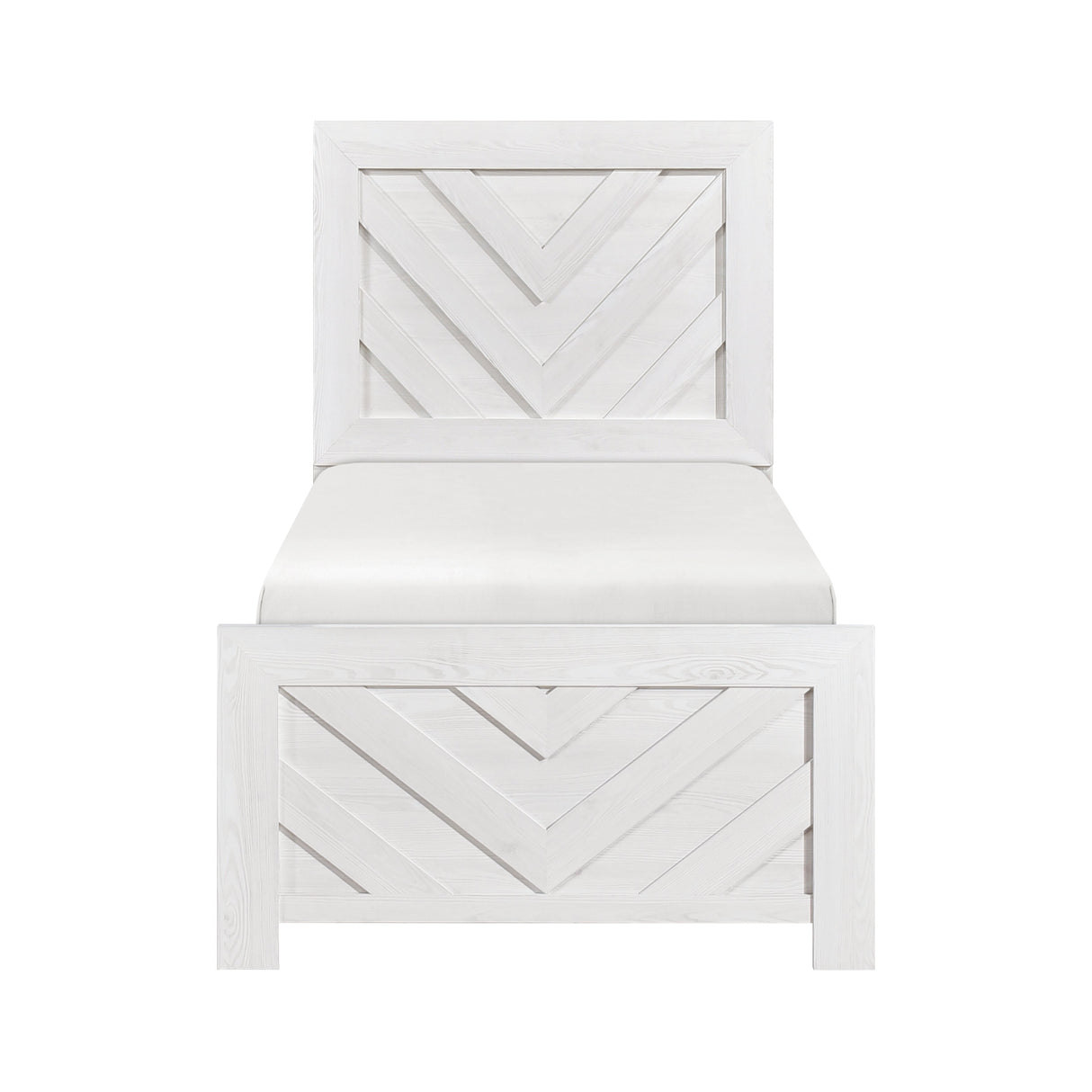 Corbin White Crossbuck Panel Youth Bedroom Set by Homelegance at Eve Furniture