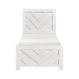 Corbin White Crossbuck Panel Youth Bedroom Set by Homelegance at Eve Furniture