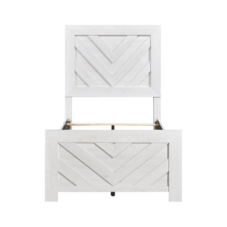 Corbin White Crossbuck Panel Youth Bedroom Set by Homelegance at Eve Furniture