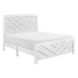 Corbin White Crossbuck Panel Youth Bedroom Set by Homelegance at Eve Furniture