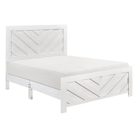 Corbin White Crossbuck Panel Youth Bedroom Set by Homelegance at Eve Furniture