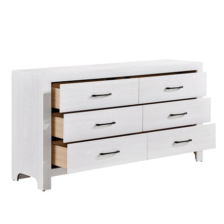 Corbin White Dresser by Homelegance at Eve Furniture