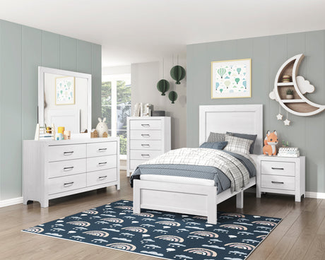 Corbin White Dresser by Homelegance at Eve Furniture