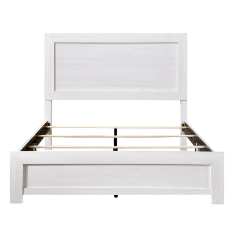 Corbin White King Panel Bed by Homelegance at Eve Furniture