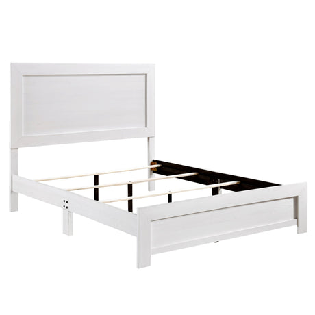 Corbin White King Panel Bed by Homelegance at Eve Furniture