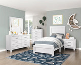 Corbin White Nightstand by Homelegance at Eve Furniture