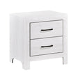 Corbin White Nightstand by Homelegance at Eve Furniture