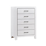 Corbin White Panel Bedroom Set by Homelegance at Eve Furniture