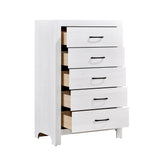 Corbin White Panel Bedroom Set by Homelegance at Eve Furniture