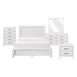 Corbin White Panel Bedroom Set by Homelegance at Eve Furniture