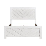 Corbin White Crossbuck Queen Panel Bed by Homelegance at Eve Furniture