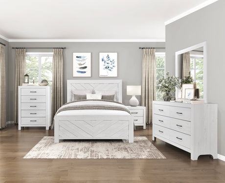 Corbin White Writing Desk by Homelegance at Eve Furniture