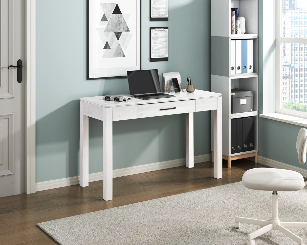 Corbin White Writing Desk by Homelegance at Eve Furniture