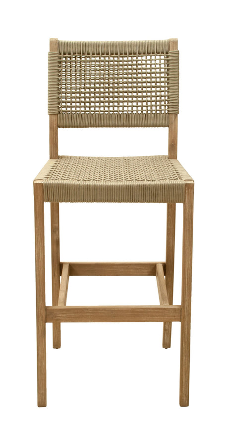 Corde Beige Barstool by Zuomod at Eve Furniture
