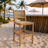 Corde Beige Barstool by Zuomod at Eve Furniture