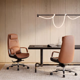 Cordelia Office Chair Brown by Zuomod at Eve Furniture