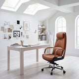 Cordelia Office Chair Brown by Zuomod at Eve Furniture