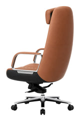 Cordelia Office Chair Brown by Zuomod at Eve Furniture