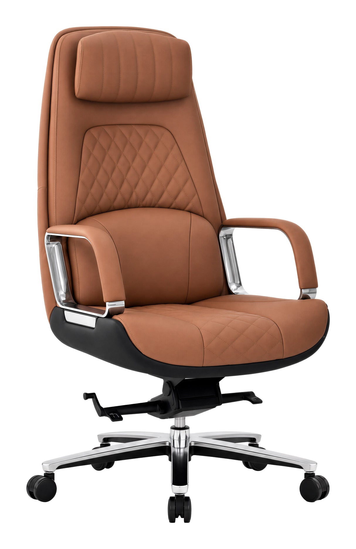 Cordelia Office Chair Brown by Zuomod at Eve Furniture