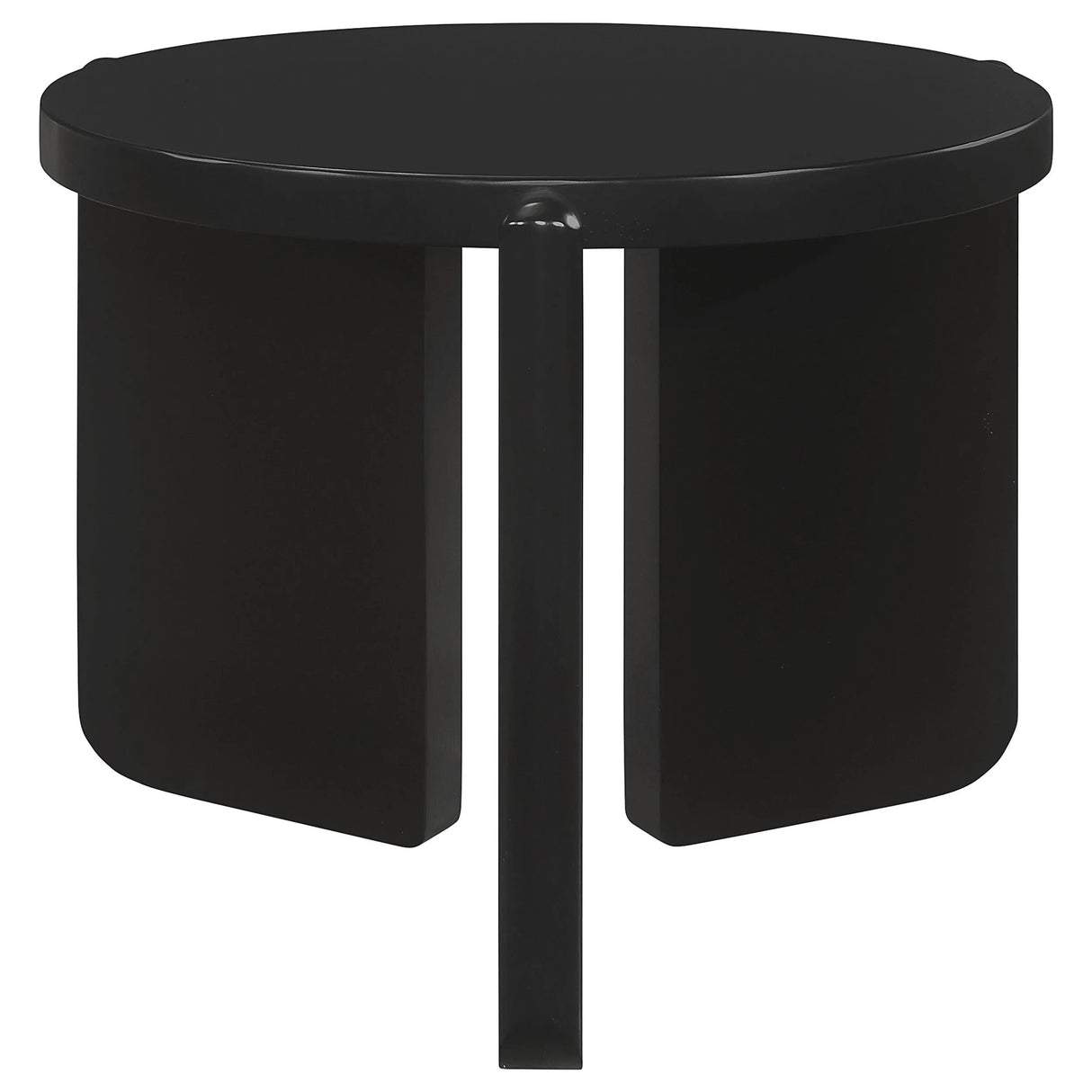 Cordova Black 3-Piece Solid Wood Coffee and End Table Set by Coaster at Eve Furniture