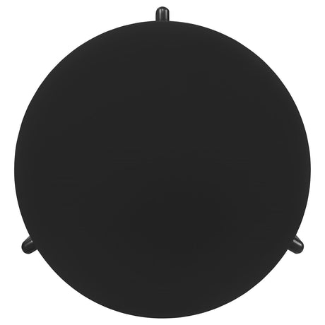 Cordova Round Solid Wood Coffee Table Black by Coaster at Eve Furniture