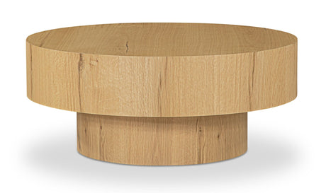 Corey Coffee Table Rustic Oak by Moe's Home at Eve Furniture