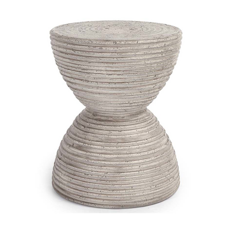 Corey Outdoor Light Gray Round Accent Table by Classic Home at Eve Furniture