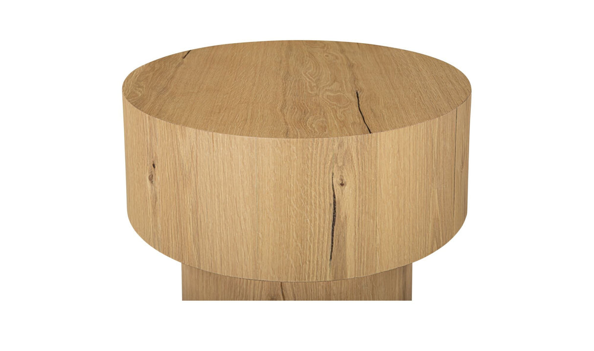 Corey Side Table Rustic Oak by Moe's Home at Eve Furniture