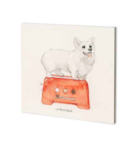 Corgi's Backery I by Mercana Studio a Hand Embellished Textured Canvas by Mercana at Eve Furniture