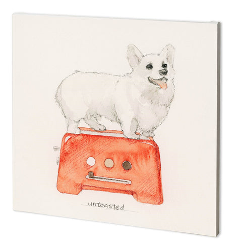Corgi's Backery I by Mercana Studio a Hand Embellished Textured Canvas by Mercana at Eve Furniture