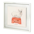 Corgi's Backery I by Mercana Studio a Hand Embellished Textured Framed Art Print Matted under Glass by Mercana at Eve Furniture