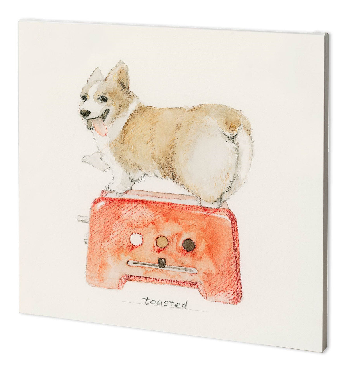 Corgi's Backery II by Mercana Studio a Hand Embellished Textured Canvas by Mercana at Eve Furniture
