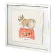 Corgi's Backery II by Mercana Studio a Hand Embellished Textured Framed Art Print Matted under Glass by Mercana at Eve Furniture
