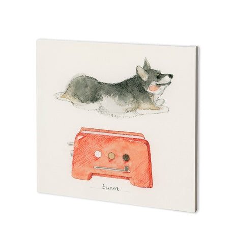 Corgi's Backery III by Mercana Studio a Hand Embellished Textured Canvas by Mercana at Eve Furniture