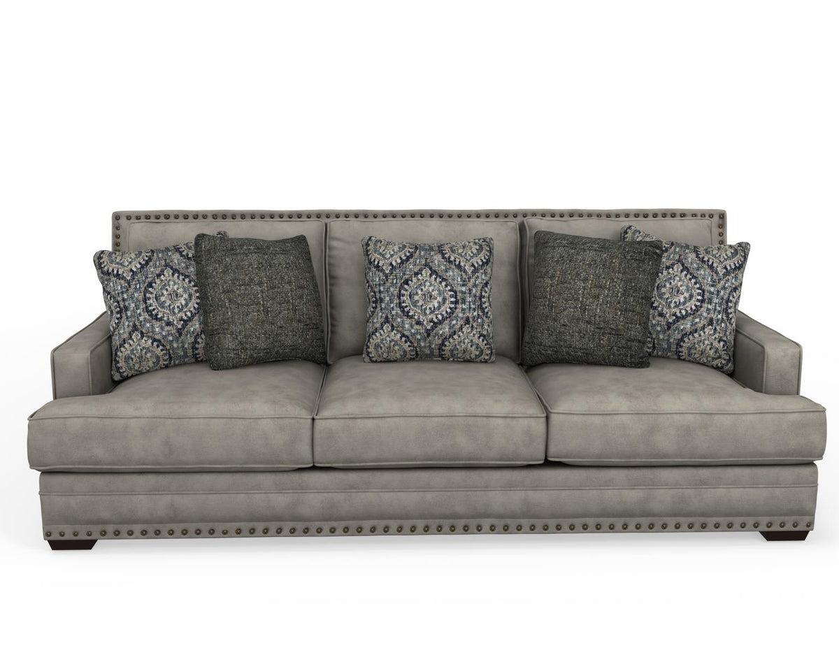 Corinthian Antelope Dove Sofa & Loveseat by Happy Homes at Eve Furniture