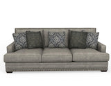 Corinthian Antelope Dove Sofa & Loveseat by Happy Homes at Eve Furniture