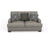 Corinthian Antelope Dove Sofa & Loveseat by Happy Homes at Eve Furniture