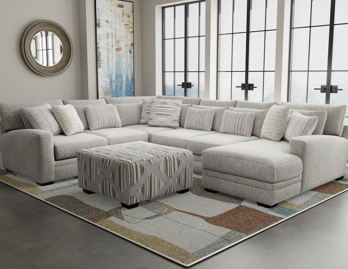Corinthian Wildthing Wheat Oversized RAF Sectional by Happy Homes at Eve Furniture