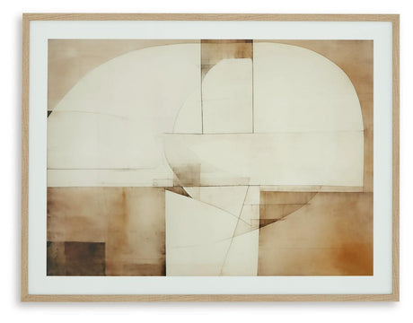 Corlain Brown/Tan/White Wall Art by Ashley at Eve Furniture