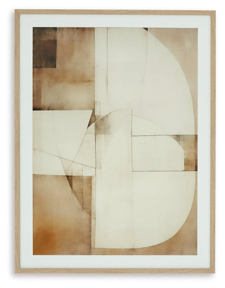 Corlain Brown/Tan/White Wall Art by Ashley at Eve Furniture