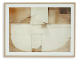 Corlain Brown/Tan/White Wall Art by Ashley at Eve Furniture