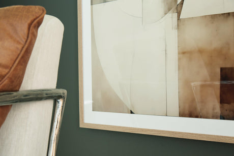 Corlain Brown/Tan/White Wall Art by Ashley at Eve Furniture